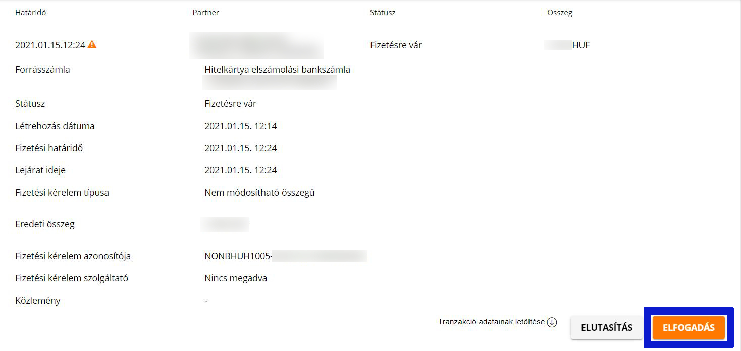 Erste Bank netbank fizetési kérelem elfogadás